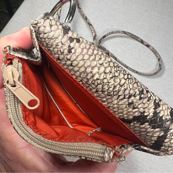 Nine West Snakeskin Print Purse with Matching Coin Purse - Picture 11 of 11